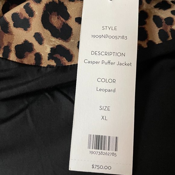 Veronica Beard Casper Leopard-Print Puffer Jacket - Picture 5 of 14